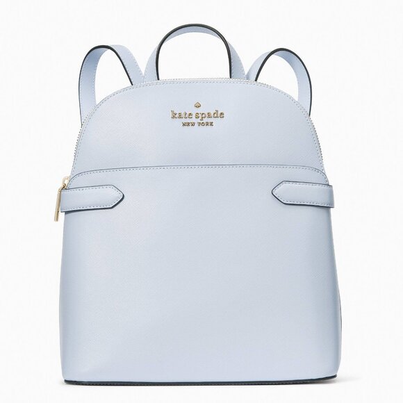 New Kate Spade Staci Saffiano Leather Dome Backpack Pale Hydrangea main image 4